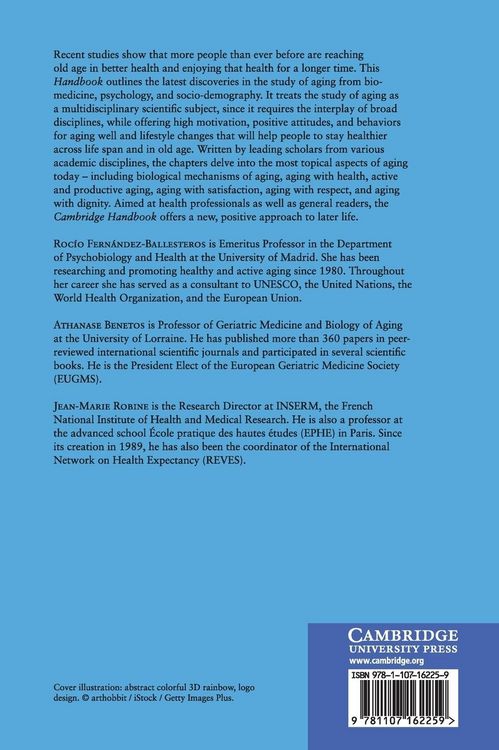 Produktbild: The Cambridge Handbook of Successful Aging