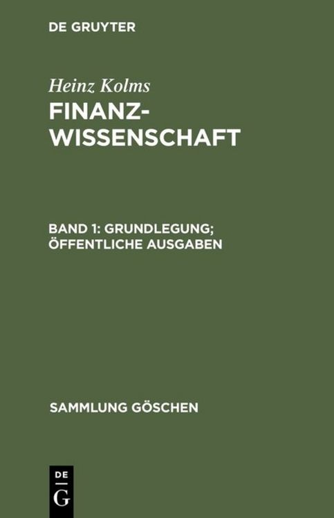 Produktbild: Grundlegung. &Ouml;ffentliche Ausgaben