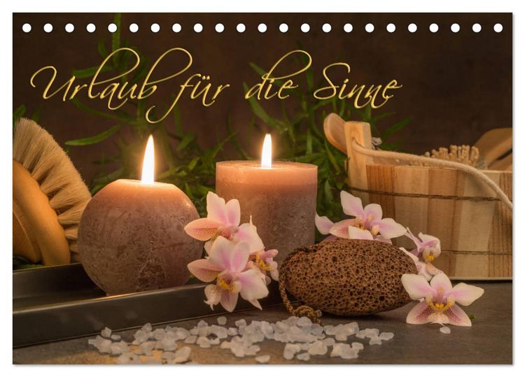 Produktbild: Urlaub f&uuml;r die Sinne (Tischkalender 2026 DIN A5 quer), CALVENDO Monatskalender