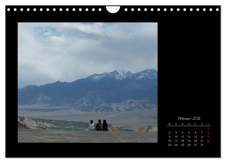 Produktbild: Ladakh, Berge und Spruchweisheiten (Wandkalender 2026 DIN A4 quer), CALVENDO Monatskalender