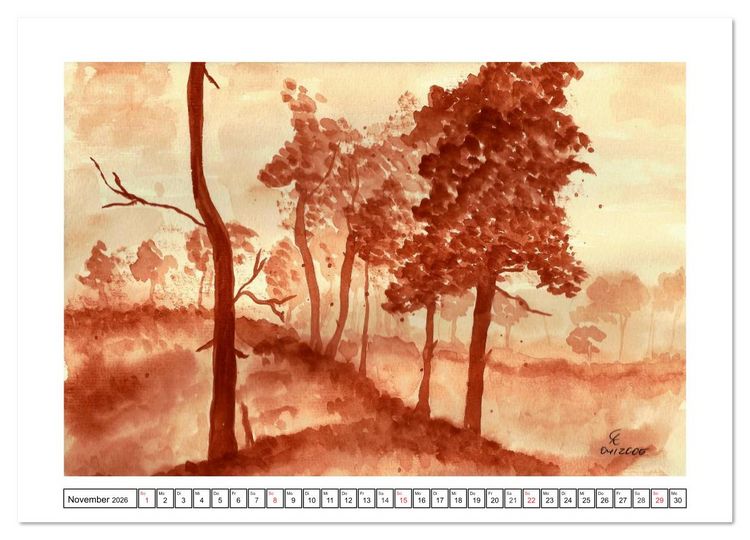 Produktbild: Der AQUARELL-Kalender (Wandkalender 2026 DIN A3 quer), CALVENDO Monatskalender