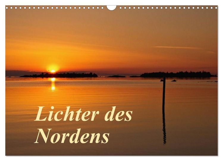Produktbild: Lichter des Nordens (Wandkalender 2026 DIN A3 quer), CALVENDO Monatskalender