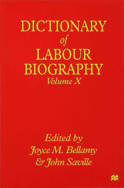 Produktbild: Dictionary of Labour Biography