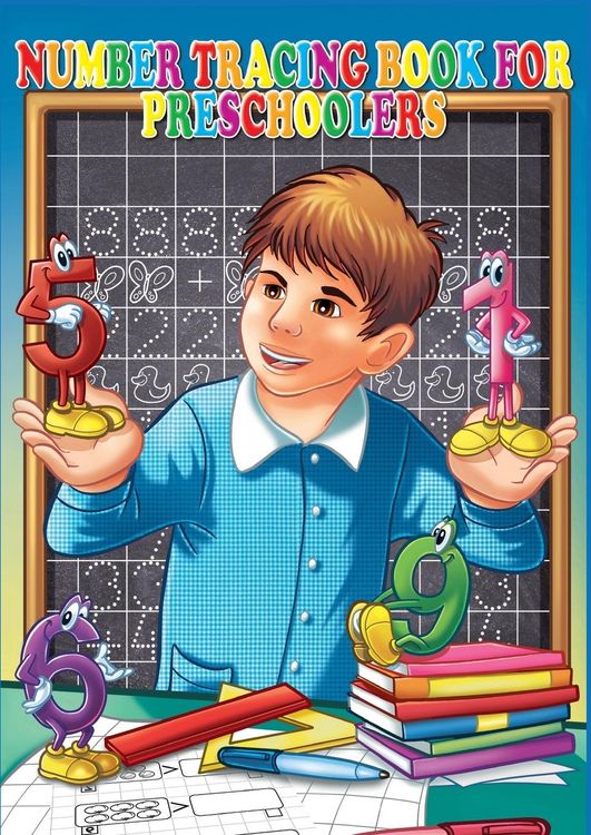 Produktbild: Number tracing book for preschoolers