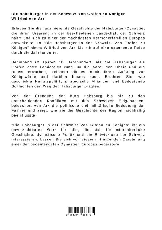 Produktbild: Die Habsburger in der Schweiz