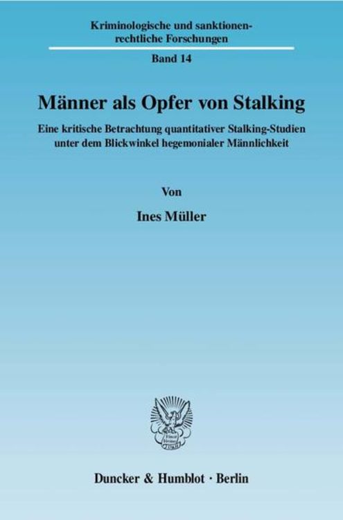 Produktbild: Männer als Opfer von Stalking.