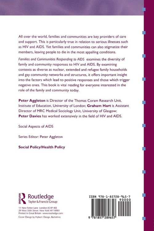 Produktbild: Families and Communities Responding to AIDS