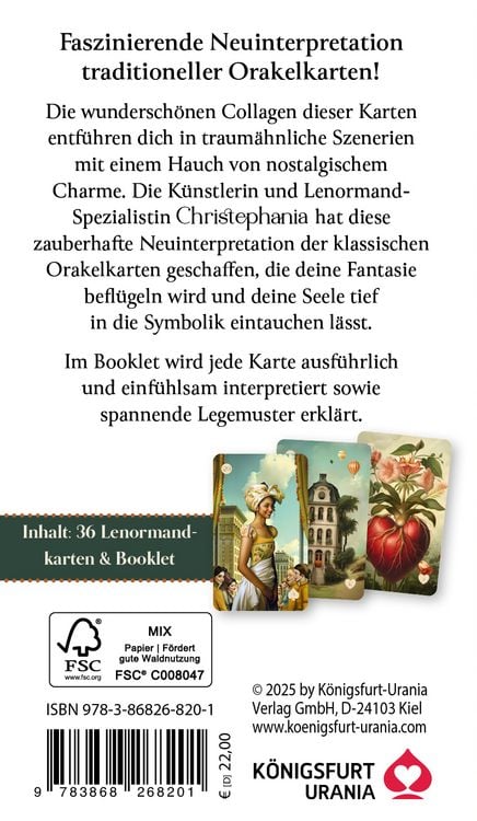 Produktbild: Christephania Lenormand - 36 Karten & Booklet