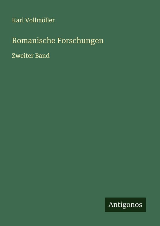Produktbild: Romanische Forschungen