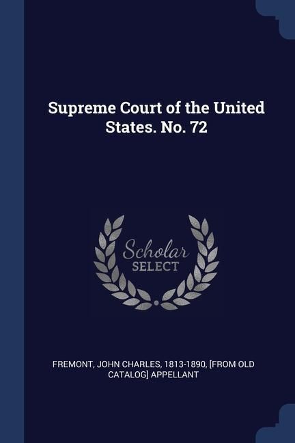 Produktbild: Supreme Court of the United States. No. 72