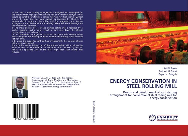 Produktbild: ENERGY CONSERVATION IN STEEL ROLLING MILL
