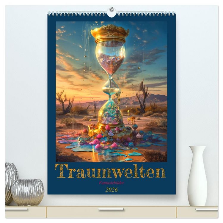 Produktbild: Traumwelten (hochwertiger Premium Wandkalender 2026 DIN A2 hoch), Kunstdruck in Hochglanz