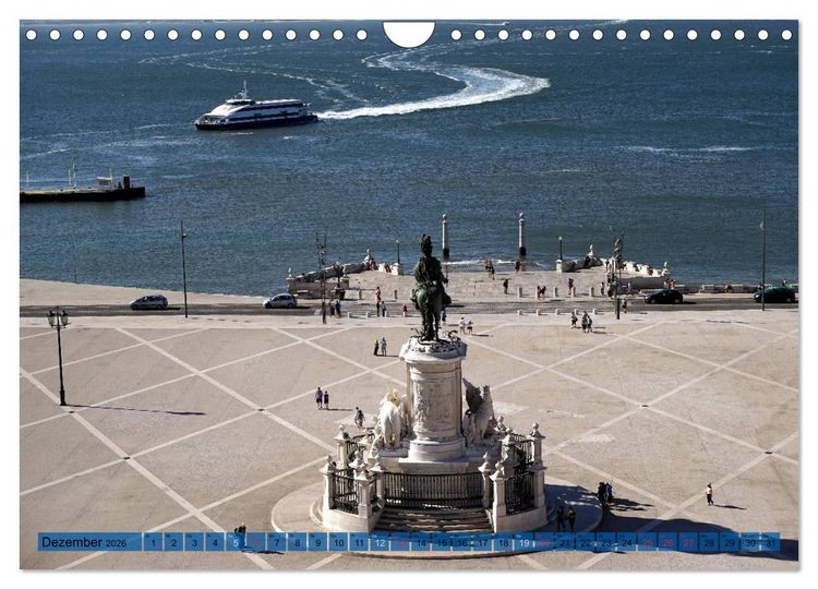 Produktbild: BlickPunkt Lissabon (Wandkalender 2026 DIN A4 quer), CALVENDO Monatskalender