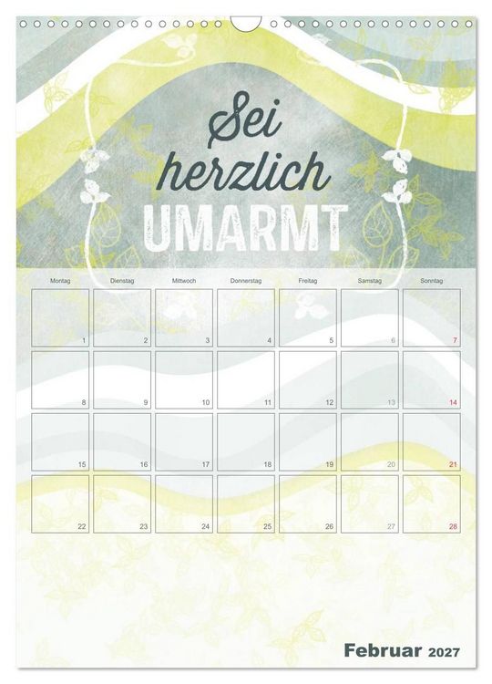 Produktbild: Liebe macht gl&uuml;cklich (Wandkalender 2027 DIN A3 hoch), CALVENDO Monatskalender