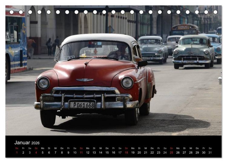 Produktbild: Cuba Real - Vielfalt der Karibik (Tischkalender 2026 DIN A5 quer), CALVENDO Monatskalender