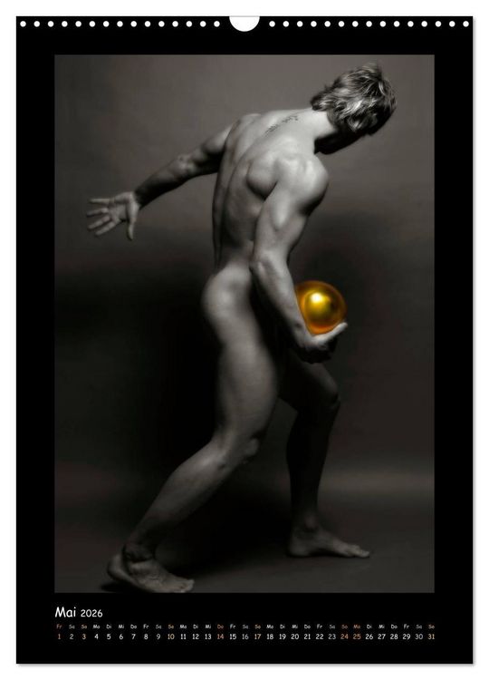 Produktbild: Golden Ball - M&auml;nner Akte (Wandkalender 2026 DIN A3 hoch), CALVENDO Monatskalender