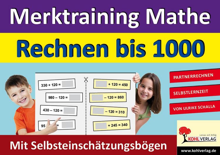Produktbild: Merktraining Mathe - Rechnen bis 1000