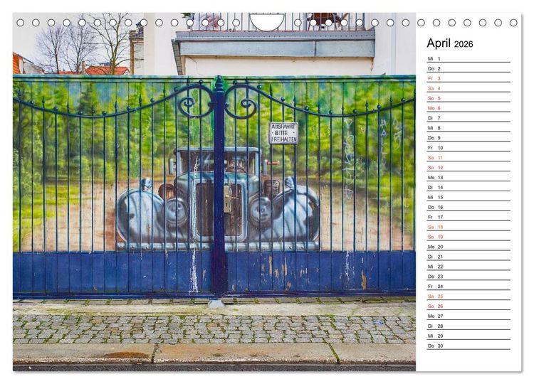 Produktbild: Graffiti (Wandkalender 2026 DIN A4 quer), CALVENDO Monatskalender