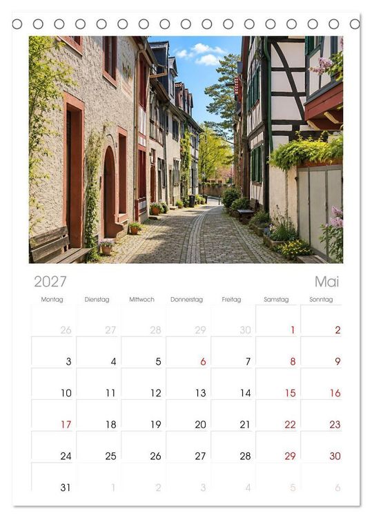 Produktbild: Tischplaner 2027 - Gelnhausen Stadt (A5 Tischkalender zum Aufstellen) CALVENDO