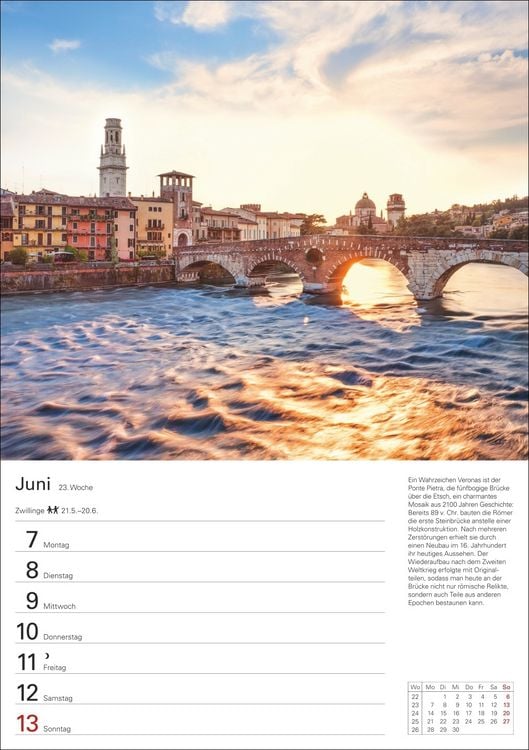 Produktbild: Italien Wochenplaner 2027 - Eine Reise in 53 Bildern