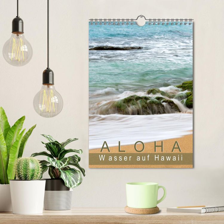 Produktbild: Aloha - Wasser auf Hawaii (Wandkalender 2026 DIN A4 hoch), CALVENDO Monatskalender