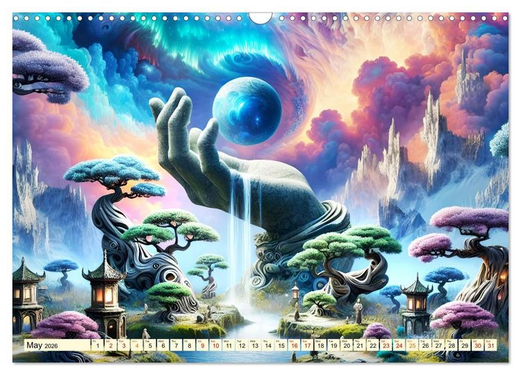 Produktbild: Nature Genesis - The hand of life (Wall Calendar 2026 DIN A3 landscape), CALVENDO 12 Month Wall Calendar