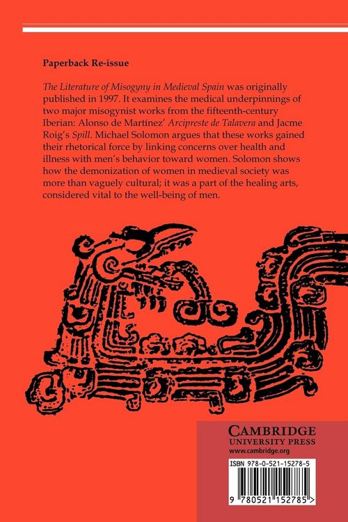 Produktbild: The Literature of Misogyny in Medieval Spain