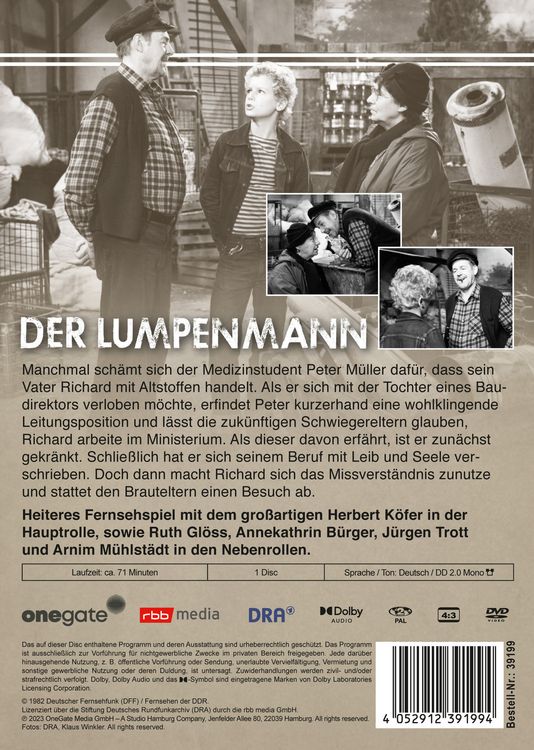 Produktbild: Der Lumpenmann (DDR TV-Archiv)