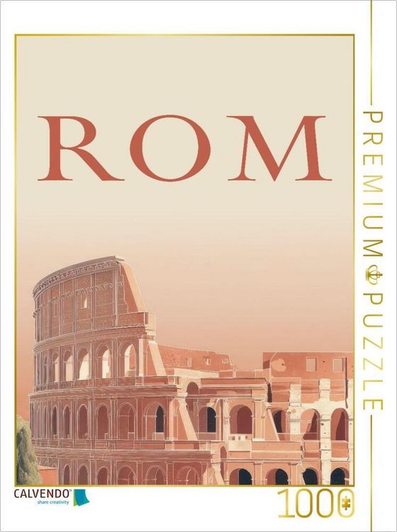 Produktbild: CALVENDO Puzzle Rom | 1000 Teile Lege-Gr&ouml;&szlig;e 64x48cm Foto-Puzzle f&uuml;r gl&uuml;ckliche Stunden