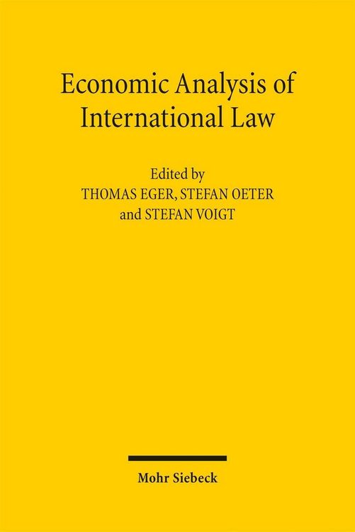 Produktbild: Economic Analysis of International Law