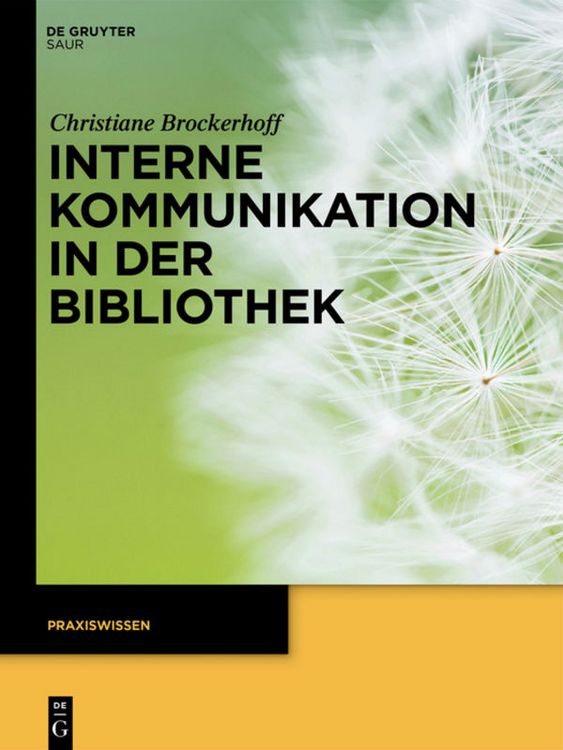 Produktbild: Interne Kommunikation in der Bibliothek