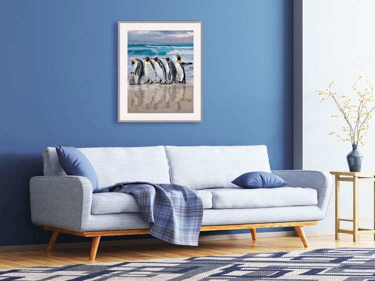 Produktbild: Schipper 609130887 - Malen nach Zahlen, Kaiserpinguine, 40 x 50 cm