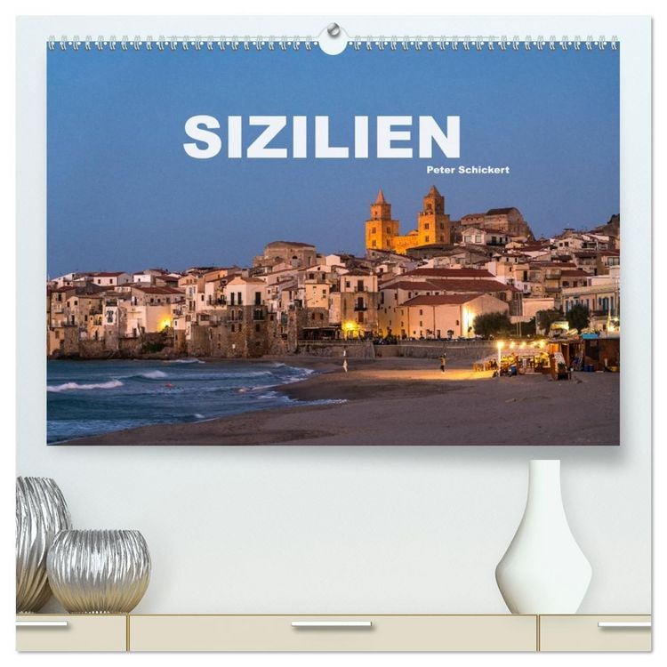 Produktbild: Italien - Sizilien (hochwertiger Premium Wandkalender 2026 DIN A2 quer), Kunstdruck in Hochglanz