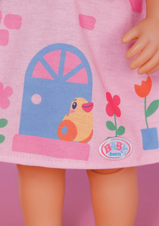 Produktbild: Zapf Creation BABY born Puppenkleidung Kleid Haus rosa 43cm