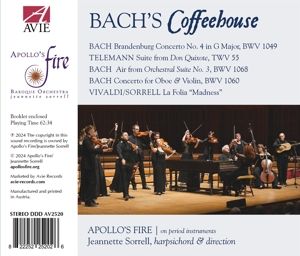 Produktbild: Bach's Coffeehouse: Bach - Telemann - Vivaldi