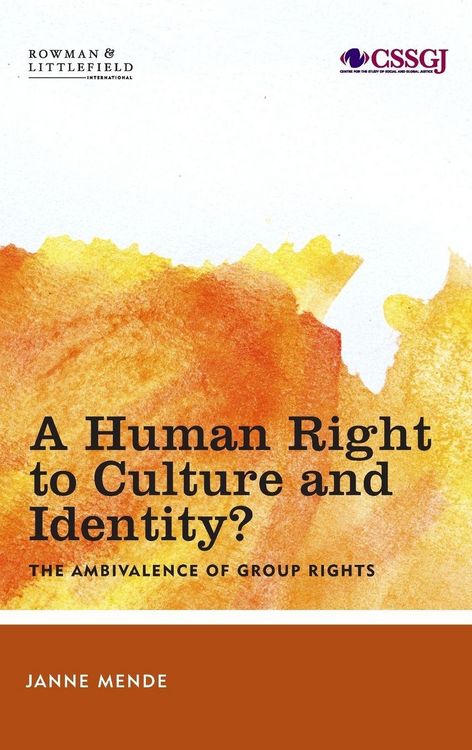 Produktbild: Human Right to Culture and Identity
