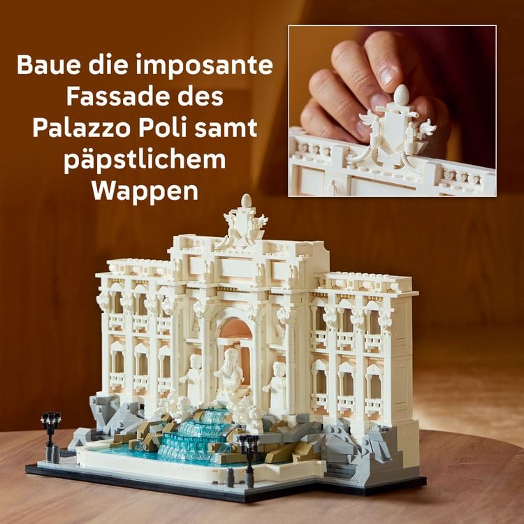 Produktbild: LEGO Architecture Trevi-Brunnen - Modell f&uuml;r Erwachsene 21062