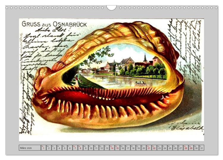 Produktbild: Gru&szlig; aus Osnabr&uuml;ck (Wandkalender 2026 DIN A3 quer), CALVENDO Monatskalender