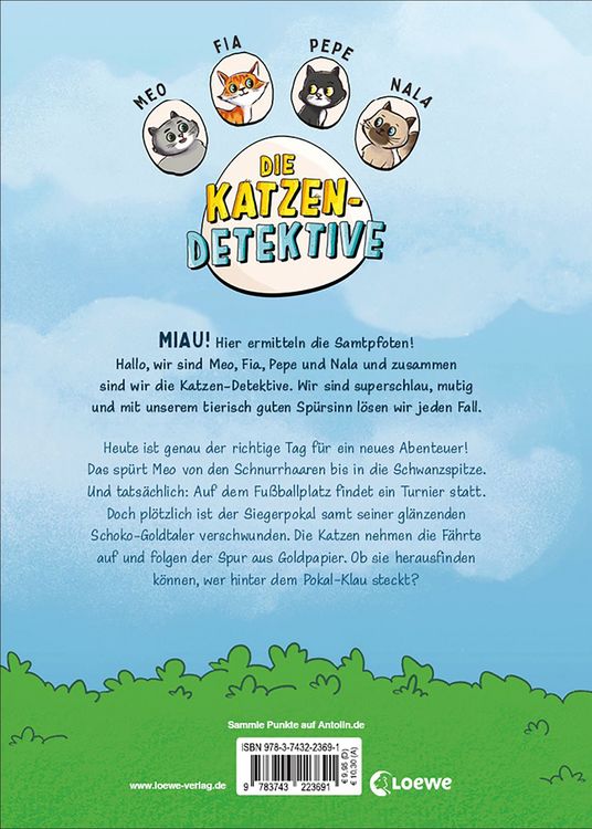 Produktbild: Die Katzen-Detektive (Band 1) - Ein Fall f&uuml;r die Samtpfoten