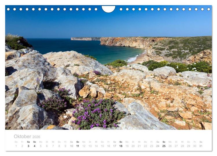 Produktbild: Portugal im Fr&uuml;hling (Wandkalender 2026 DIN A4 quer), CALVENDO Monatskalender