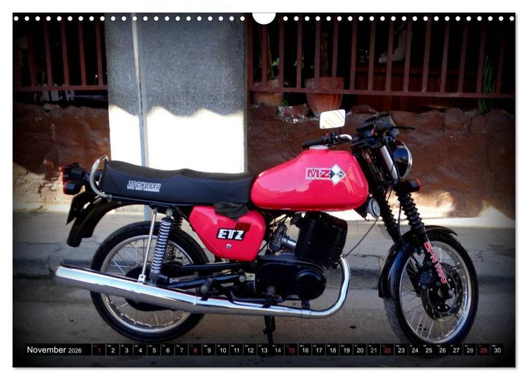 Produktbild: Motorrad-Legenden - MZ (Wandkalender 2026 DIN A3 quer), CALVENDO Monatskalender