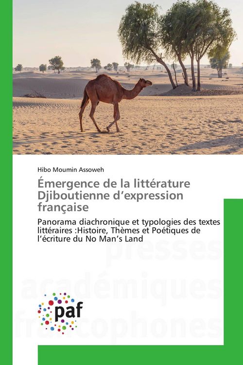 Produktbild: &Eacute;mergence de la litt&eacute;rature Djiboutienne d'expression fran&ccedil;aise