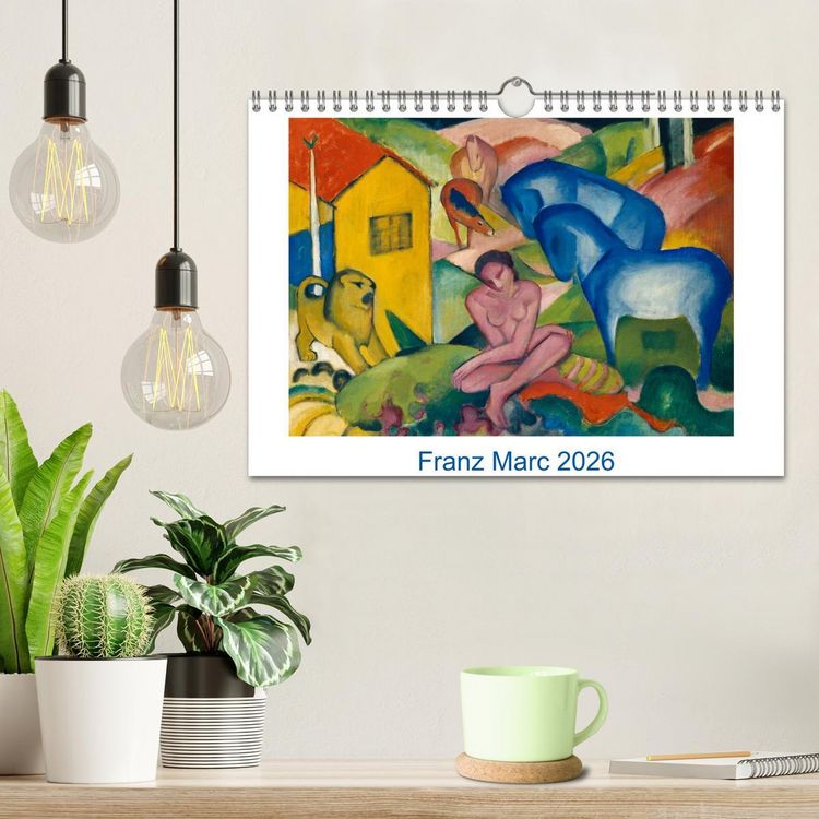 Produktbild: Franz Marc 2026 (Wandkalender 2026 DIN A4 quer), CALVENDO Monatskalender
