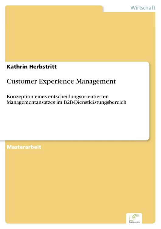 Produktbild: Customer Experience Management