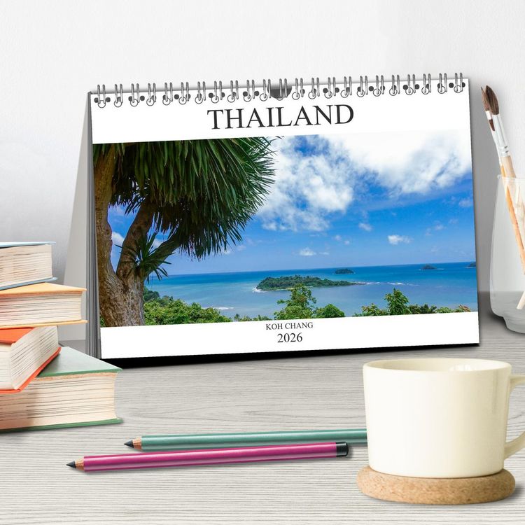Produktbild: Thailand Koh Chang (Tischkalender 2026 DIN A5 quer), CALVENDO Monatskalender