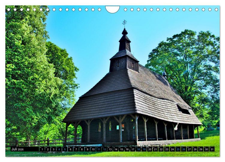 Produktbild: Slowakei - Abseits der Hohen Tatra (Wandkalender 2026 DIN A4 quer), CALVENDO Monatskalender