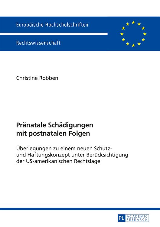 Produktbild: Praenatale Schaedigungen mit postnatalen Folgen