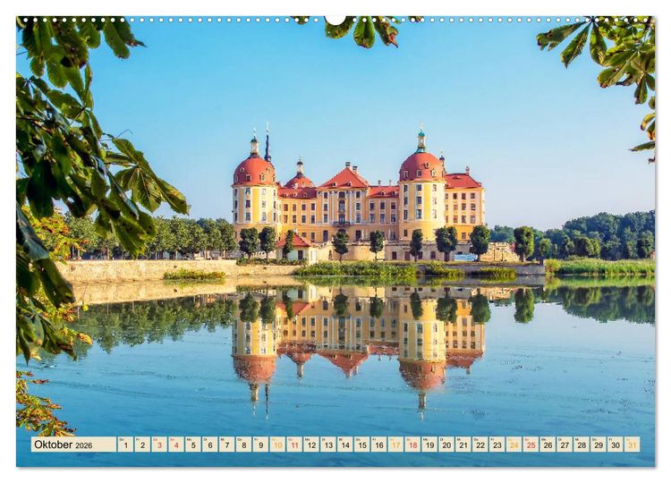 Produktbild: Reise durch Deutschland - Sachsen (hochwertiger Premium Wandkalender 2026 DIN A2 quer), Kunstdruck in Hochglanz