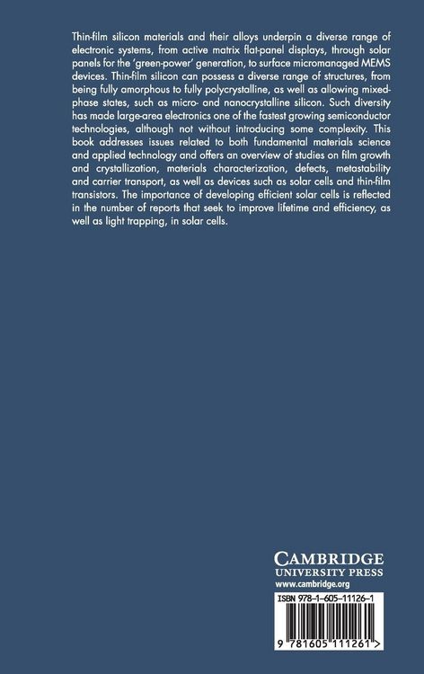Produktbild: Amorphous Polycrys Thin Film v1153