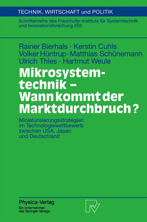 Produktbild: Mikrosystemtechnik - Wann kommt der Marktdurchbruch?